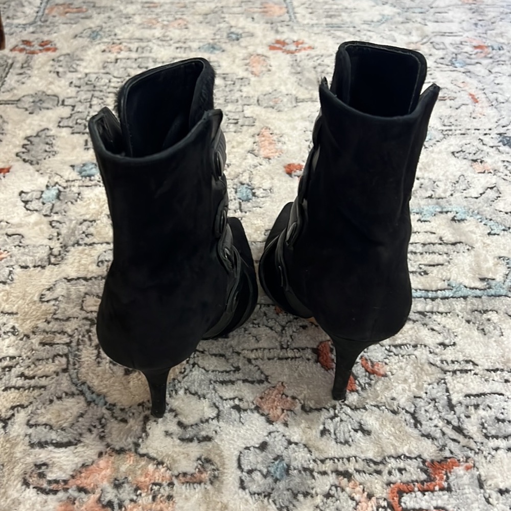 Isabel Marant Tacy Pony Calf Hair Leather Booties - Picture 9 of 11
